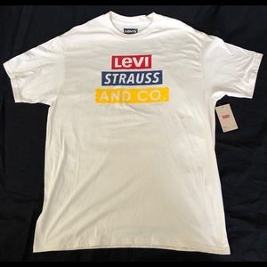 Levi Strauss and Co Logo Graphic T-shirt XL